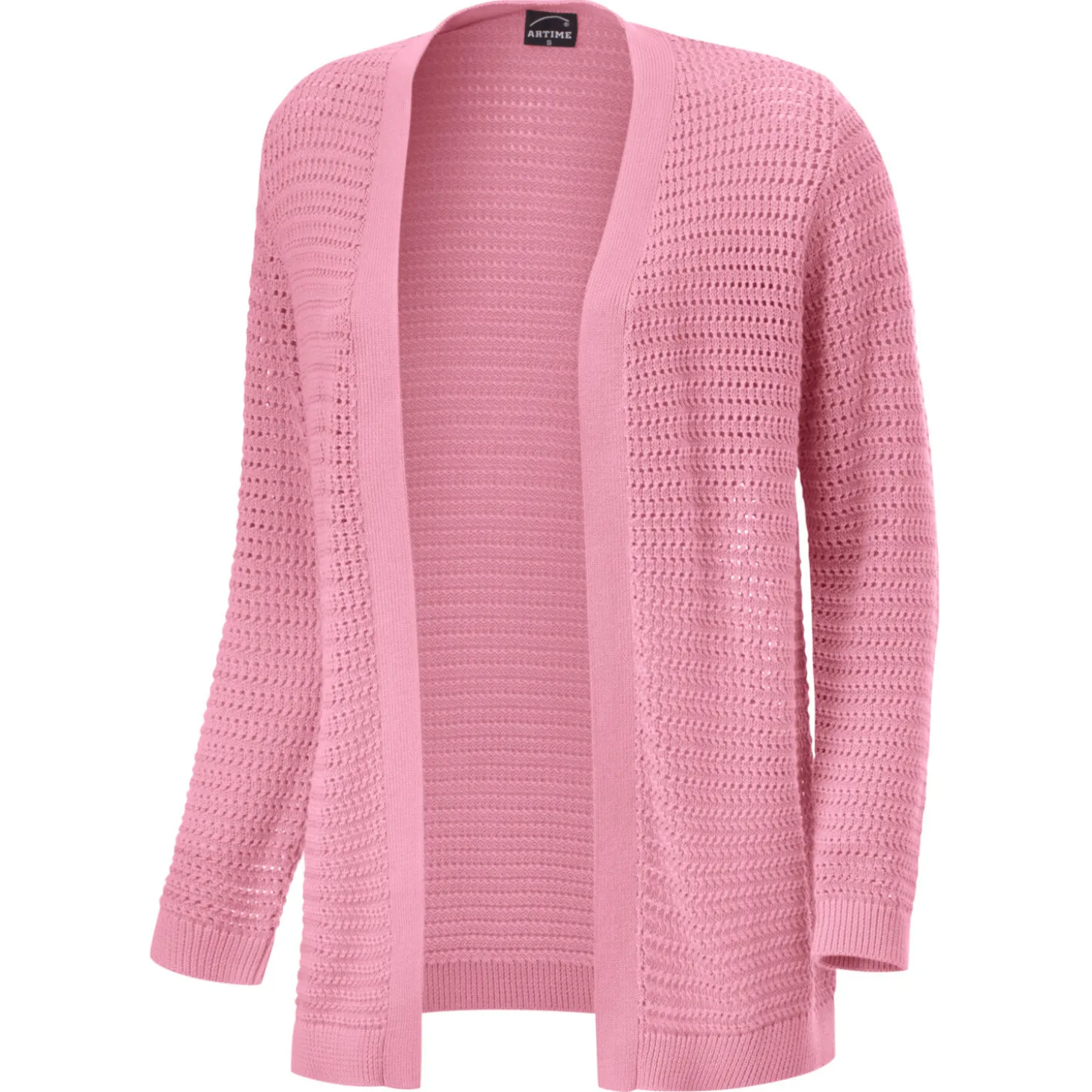 Damen-Strickjacke mit Ajourmuster von Artime