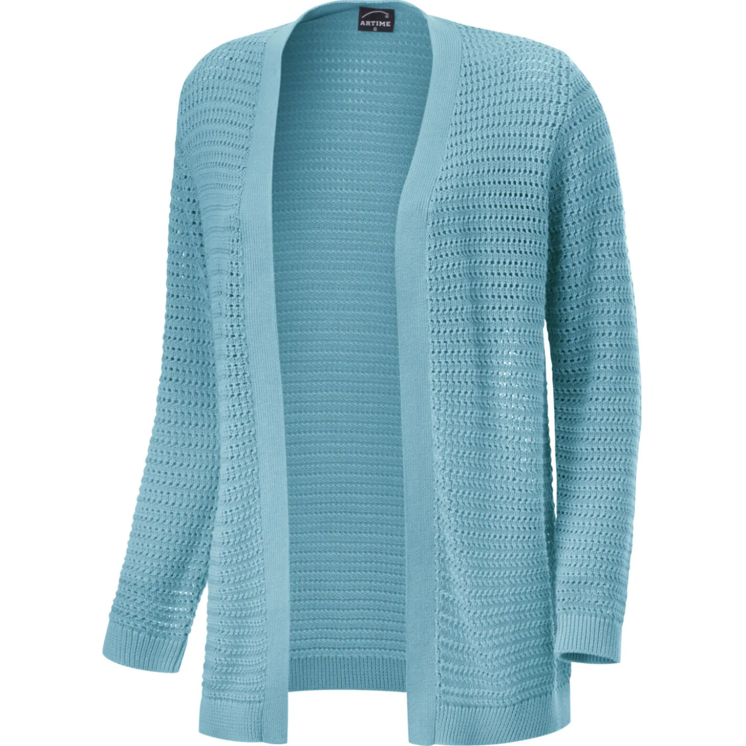 Damen-Strickjacke mit Ajourmuster von Artime