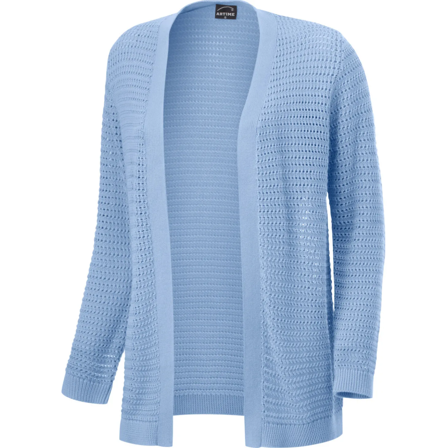 Damen-Strickjacke mit Ajourmuster von Artime