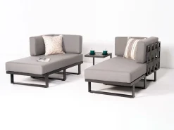 Daybed Sarah 2 Loveaseats mit Beistelltisch