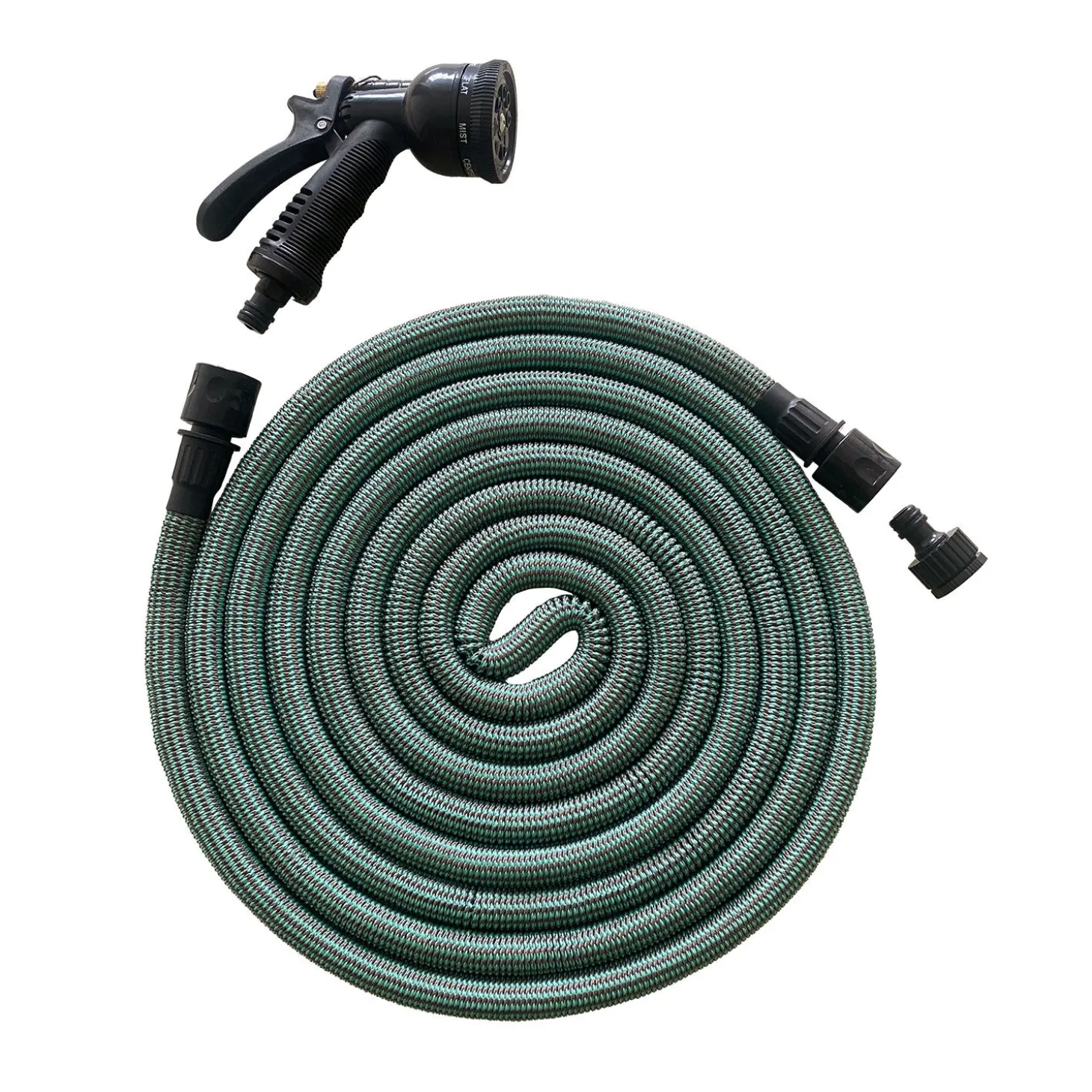 Dehnbarer Gartenschlauch mit Universaladapter