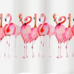 diaqua Duschvorhang Textil Flamingo