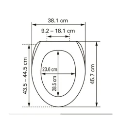 diaqua WC-Sitz Derval mit Absenkautomatik