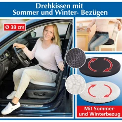 Drehkissen mit 2 Wechselbezügen