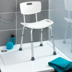 Dusch-/ Badhocker Secura mit Rückenlehne