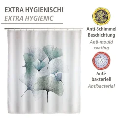 Duschvorhang Ginkgo, Anti-Schimmel