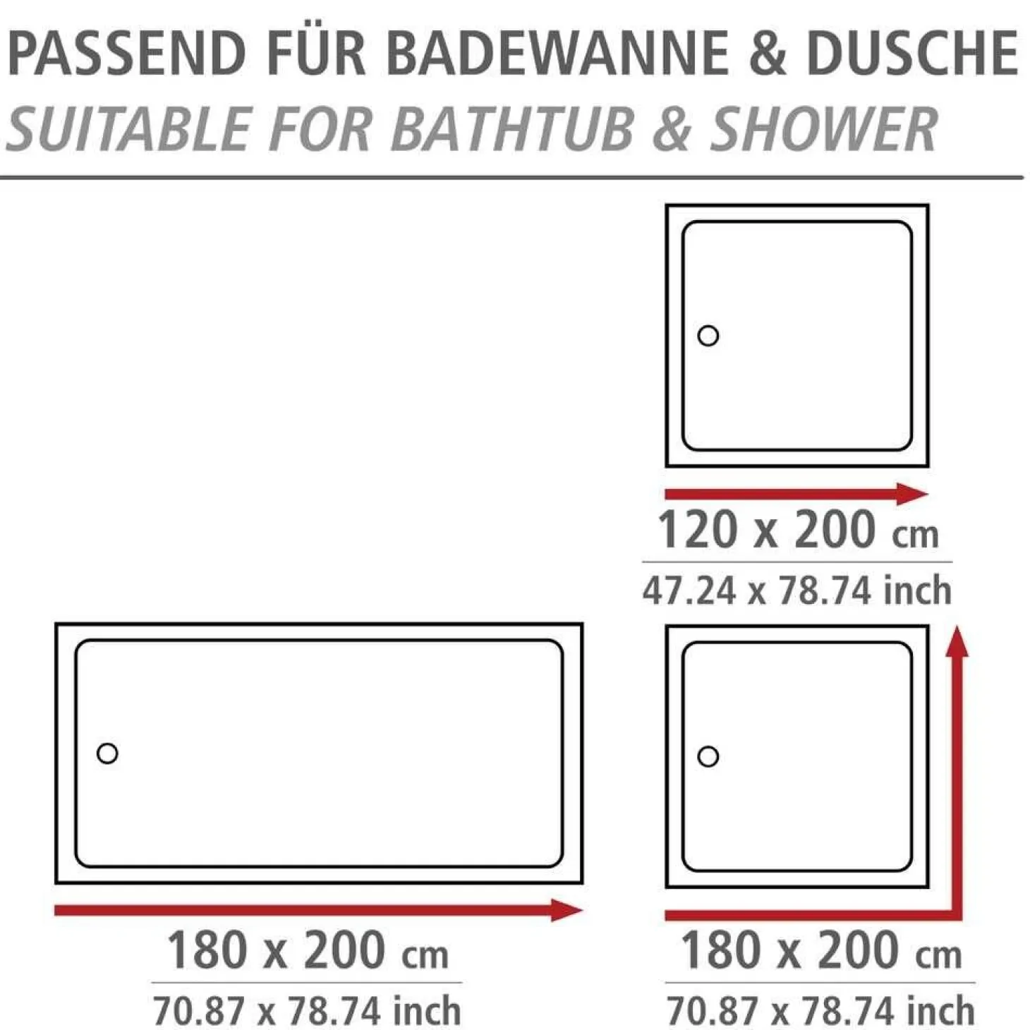 Duschvorhang Katze braun-weiss