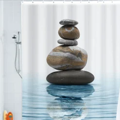 Duschvorhang Meditation