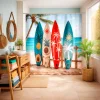 Duschvorhang Textil Louros aus recyceltem PET