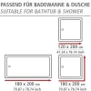 Duschvorhang Textil Marine