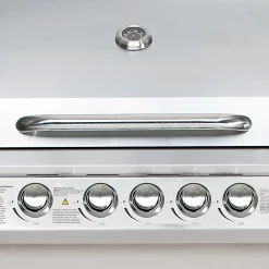 Edelstahl Gasgrill mit 4+1 Brenner