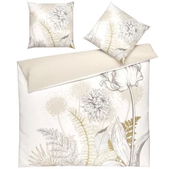 Elegante Bettwäsche mit floralen Mustern