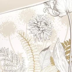 Elegante Bettwäsche mit floralen Mustern