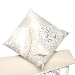 Elegante Bettwäsche mit floralen Mustern