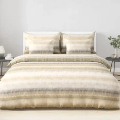 Elegante Bettwäsche mit sanften Streifen