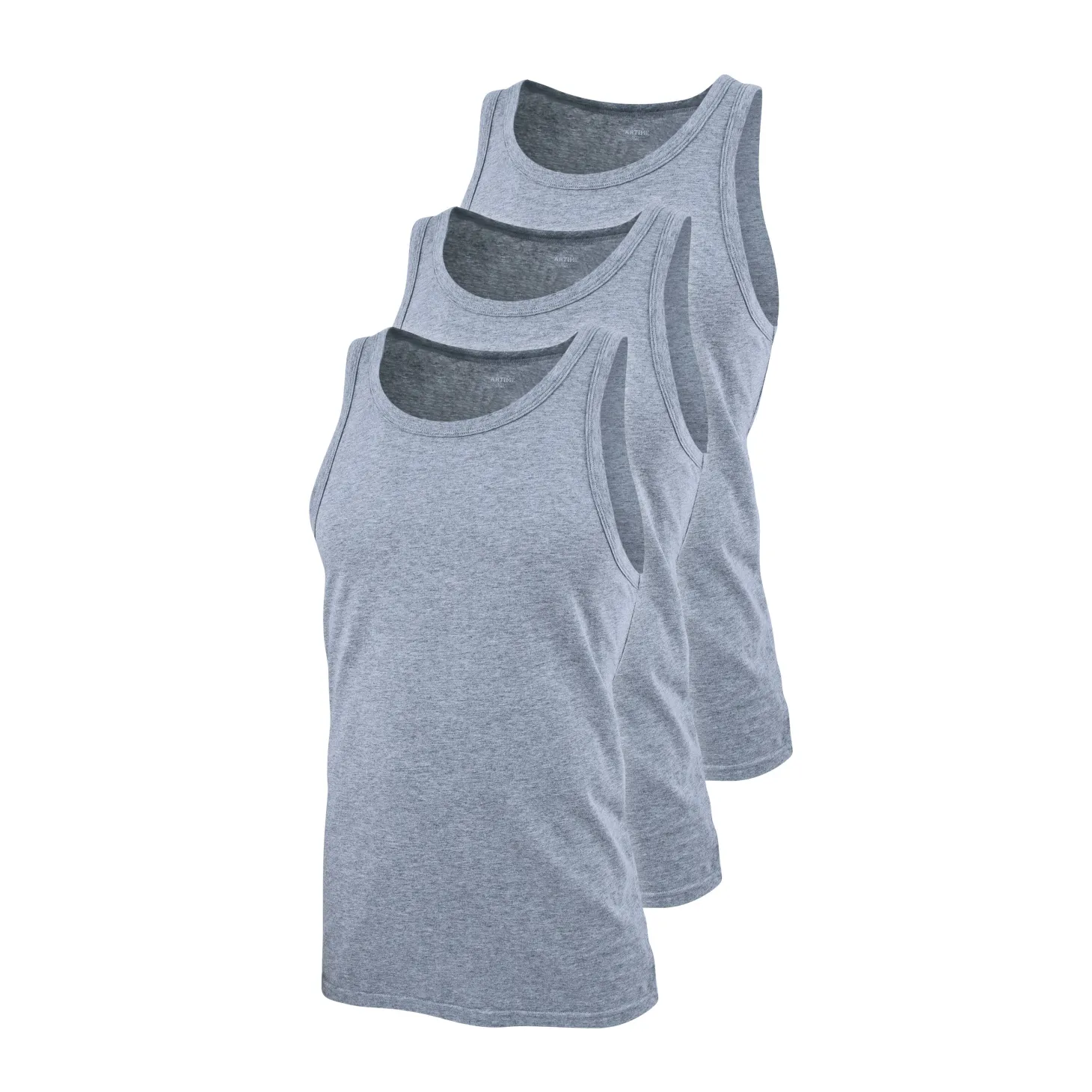 3er Pack Herren Unterhemden Baumwolle