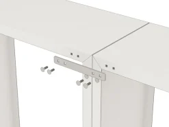 2er-Set Verbindungsstücke für Kaminholzregal Modular