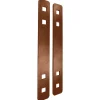 2er-Set Verbindungsstücke für Kaminholzregal Modular, Metall Naturrost