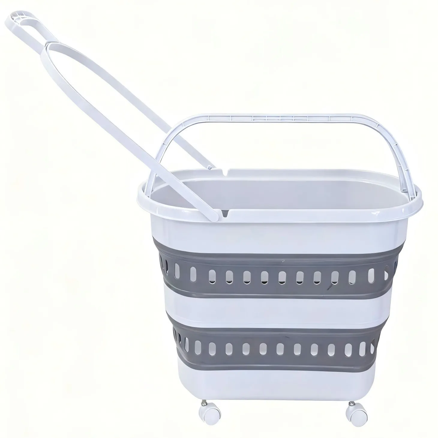 Faltbarer Wäschetrolley mit Griff