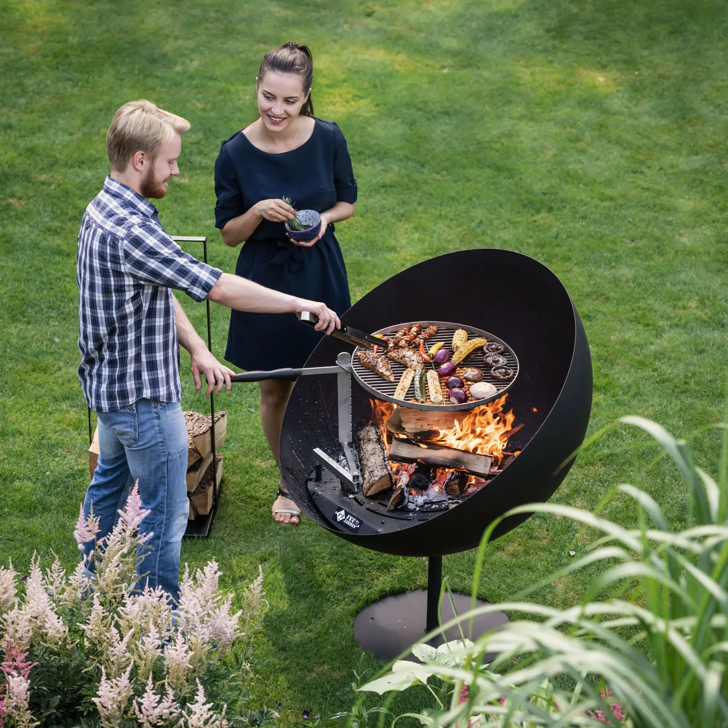 Feu du Jardin Feuerschale Lune