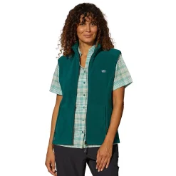 Fleece-Gilet Damen mit Stehkragen