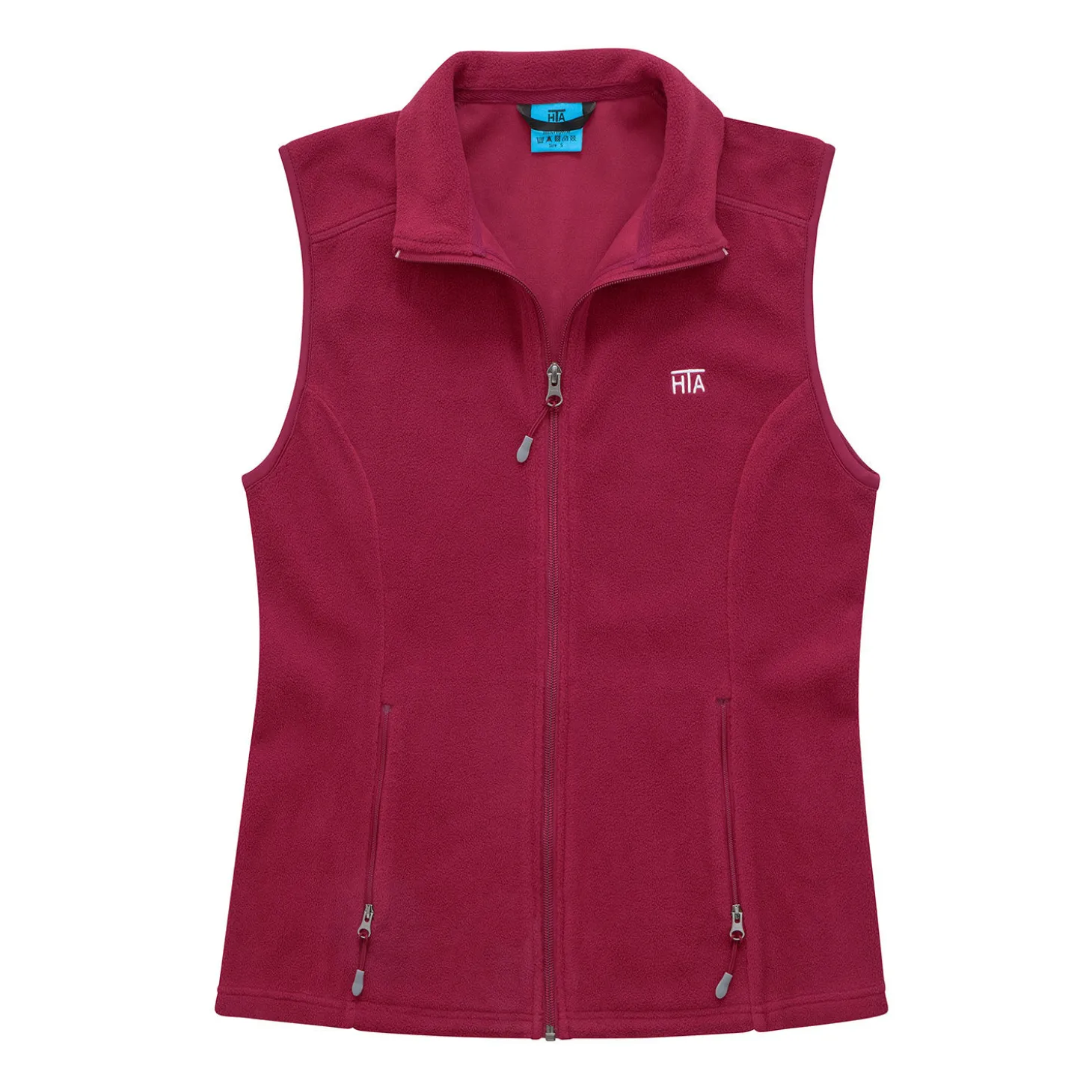 Fleece-Gilet Damen mit Stehkragen
