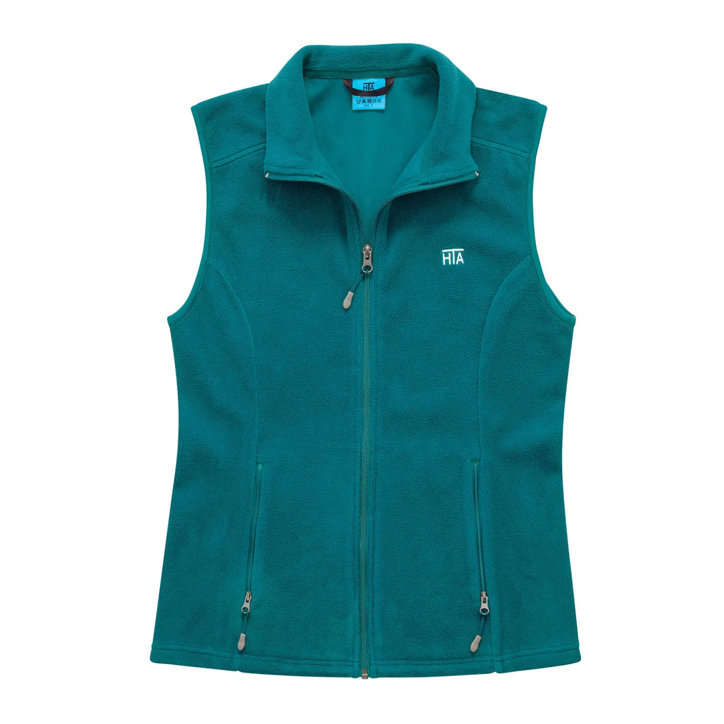 Fleece-Gilet Damen mit Stehkragen