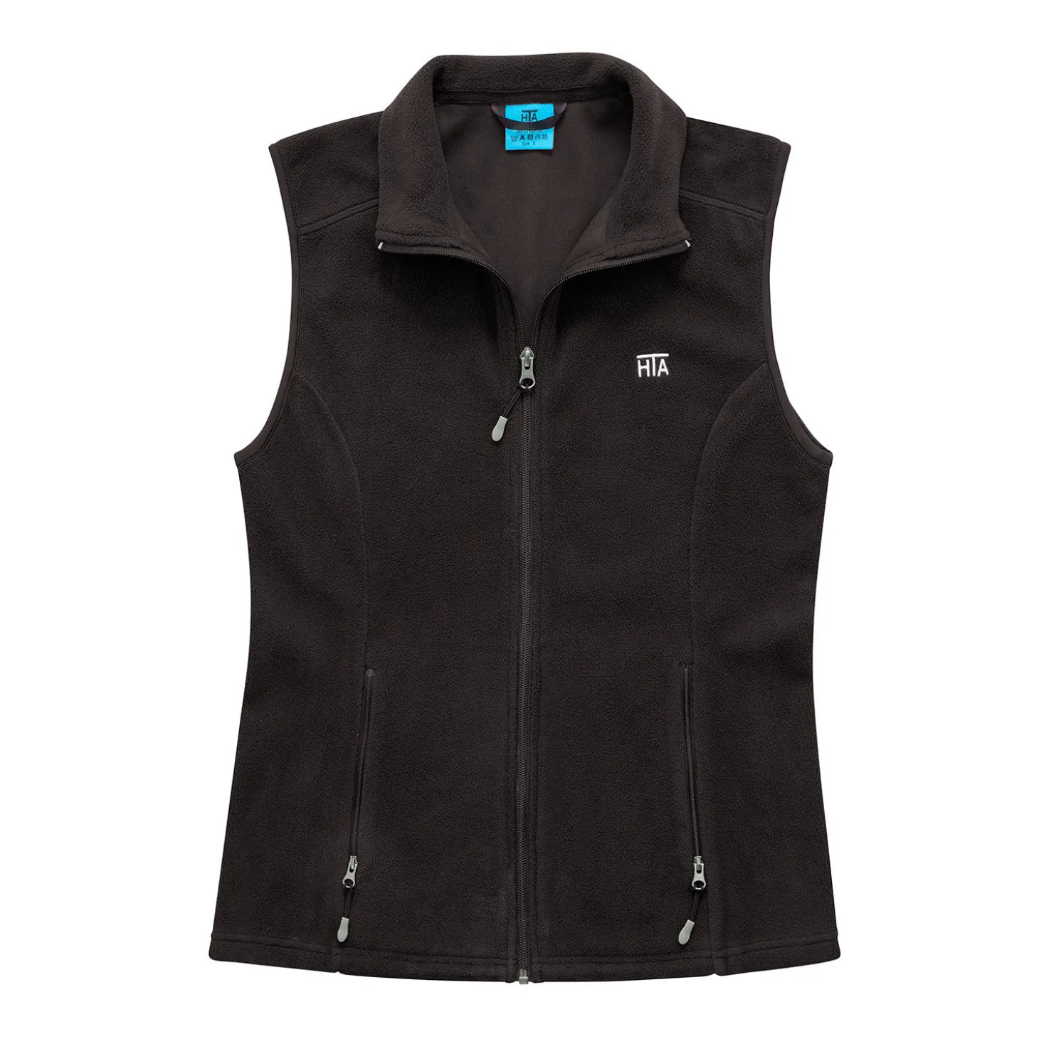Fleece-Gilet Damen mit Stehkragen