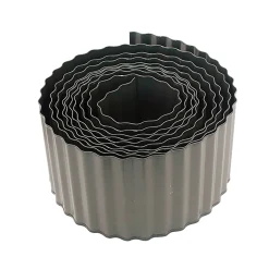 Flexible Rasenkante verzinktem Metall-Wellblech