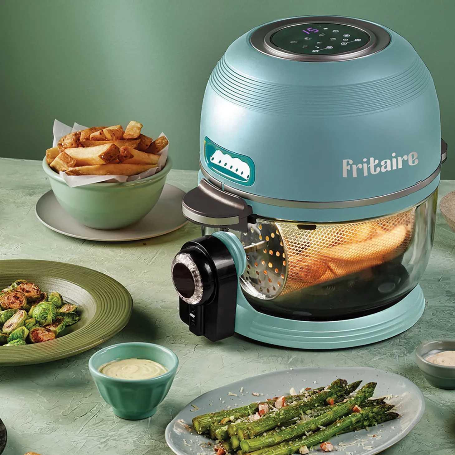 Fritaire Heissluft-Fritteuse, 6in1, selbstreinigend