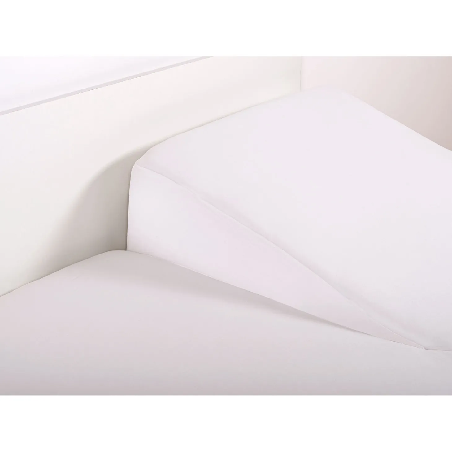 Frottee-Fixmolton für Boxspringmatratzen mit Einschnitt am Kopfteil