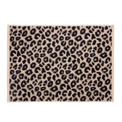 Frottierwäsche mit Leopardenmuster