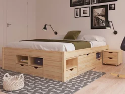 Funktionsbett TOM mit viel Stauraum