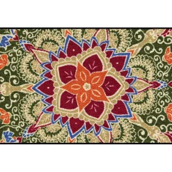 Fussmatte Flower mit Blumen