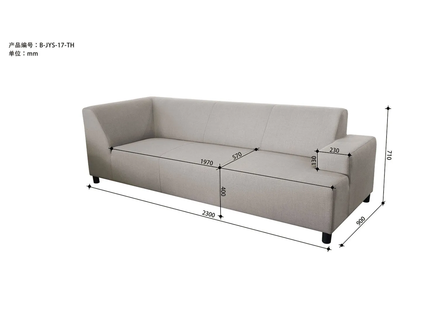 Gartenlounge Dave – aus schnelltrocknendem Quick-Dry-Foam™