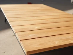 Gartenlounge Jason, mit Teakholz, Armteil links