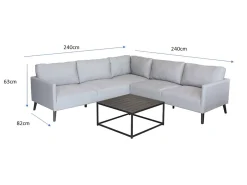 Gartenlounge Relax mit Aluminium-Gestell