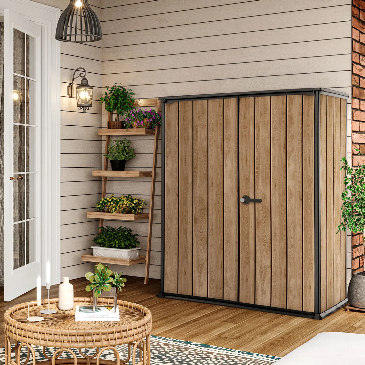 Gartenschrank Vertical Shed Ashwood - Keter