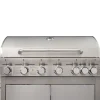 Gasgrill Edelstahl mit 6+1 Brenner