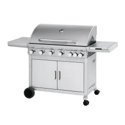 Gasgrill Edelstahl mit 6+1 Brenner