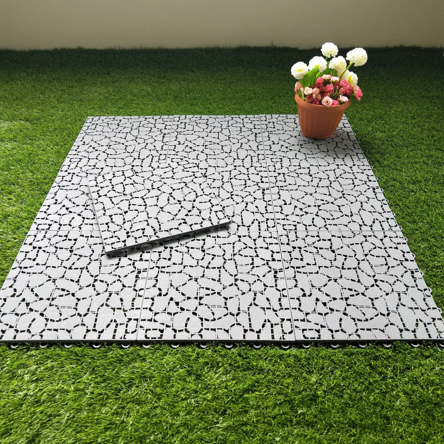 Gehwegplatten 9er Set Stone