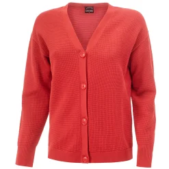 Geknöpfte Strickjacke mit geradem Schnitt