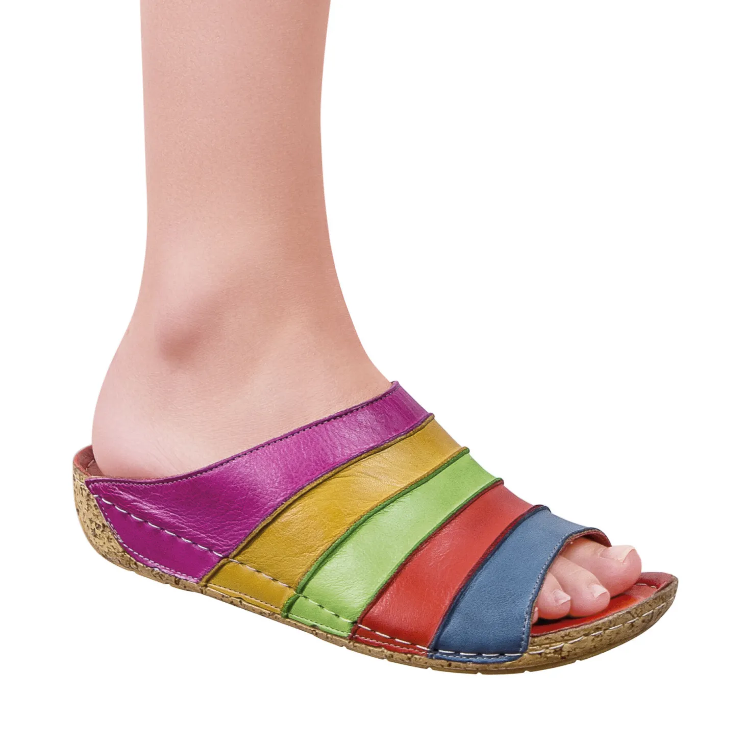 Gemini Pantolette in buntem Farbmix