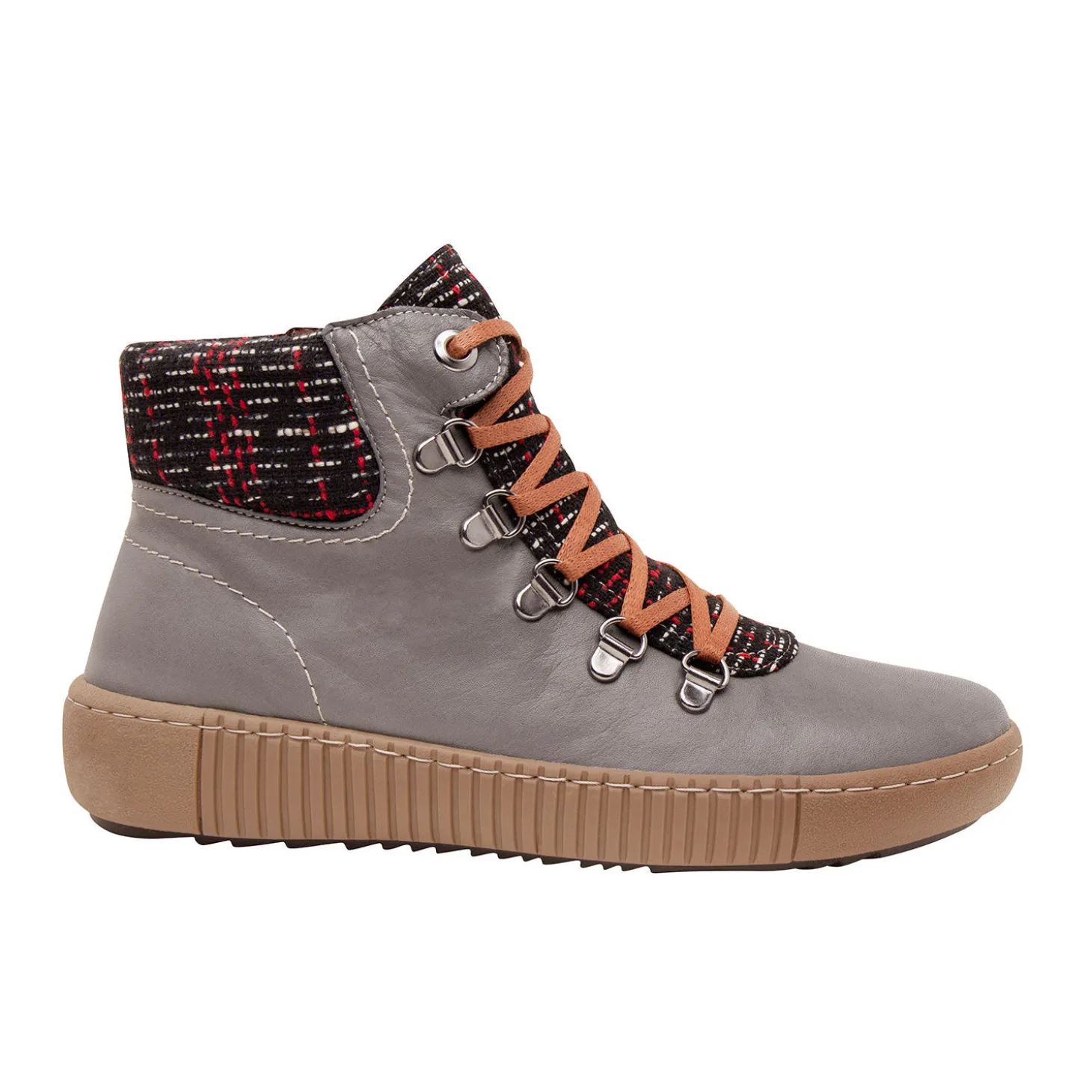 Gemini Schnürstiefelette aus weichem Anilinleder