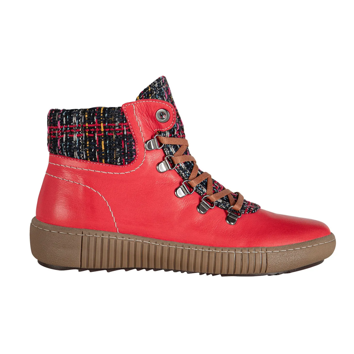 Gemini Schnürstiefelette aus weichem Anilinleder