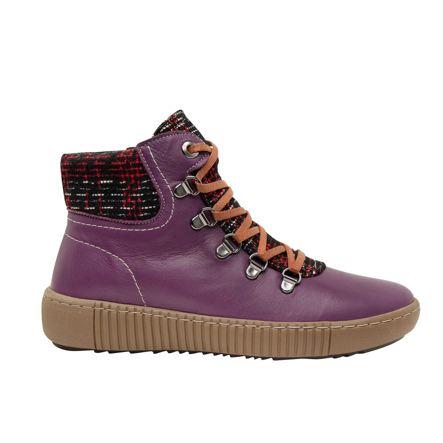 Gemini Schnürstiefelette aus weichem Anilinleder