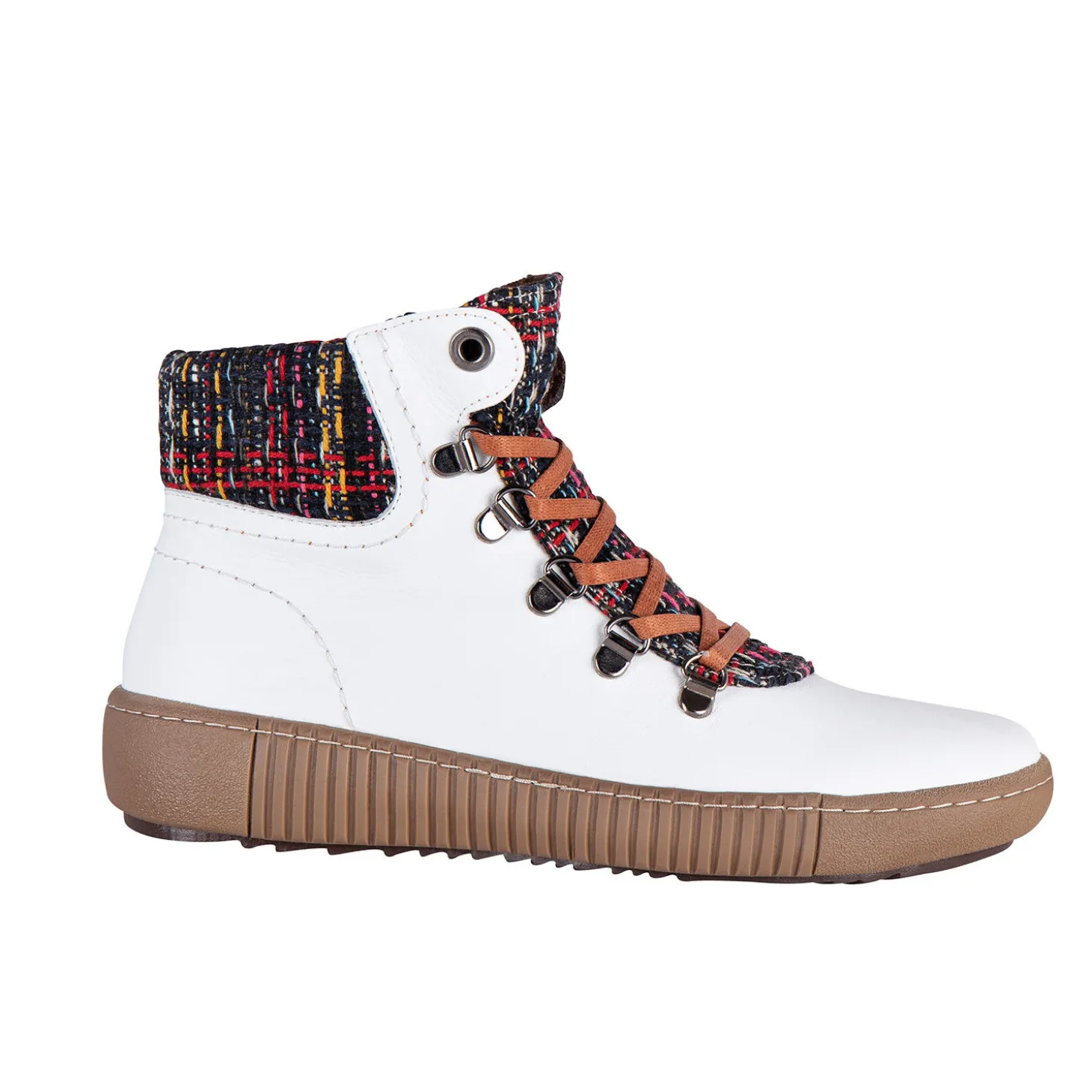 Gemini Schnürstiefelette aus weichem Anilinleder
