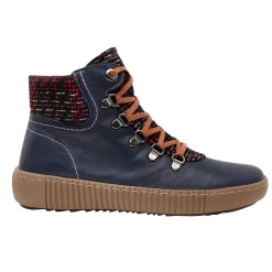 Gemini Schnürstiefelette aus weichem Anilinleder