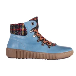 Gemini Schnürstiefelette aus weichem Anilinleder