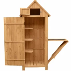 Gerätehaus mit Klapptisch aus Fichtenholz